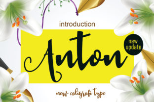 Anton: A Fluid Script Typeface for Modern Branding