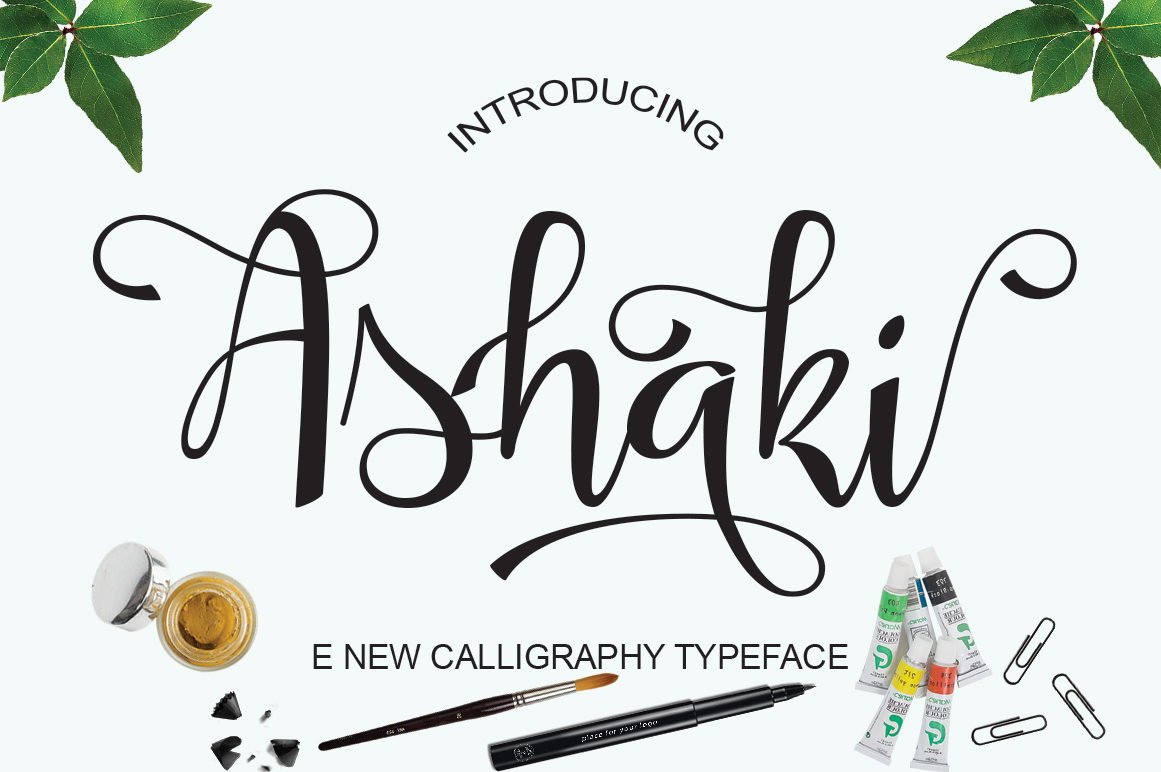 Asyaki: A Handwritten Font for Modern Branding