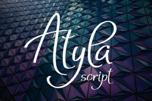 Atyla: A Handwritten Script Font for Makers