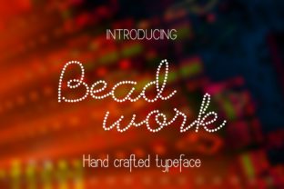Beadwork: A Rhinestone-Inspired Typeface for Bold Branding