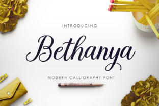 Bethanya Typeface for Editorial Design