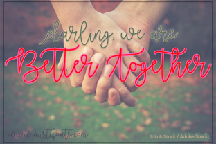 Better Together: A Bouncy Script Font for Makers