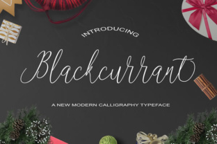 Blackcurrant: A Thin Script Font for Web Design