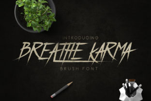 Breathe Karma: A Vintage Script Font for Editorial Calm