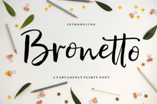 Bronetto: A Modern Script Font for Bold Branding