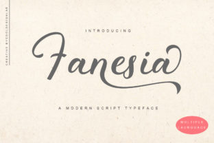 Fanesia: A Script Typeface for Editorial Grace