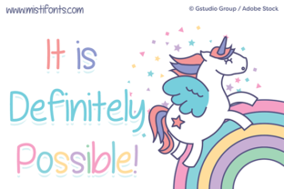 It is Definitely Possible: A Handwritten Font for Editorial Design