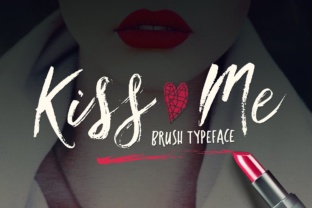 Kiss Me Font: A Gentle Script for Editorial Design