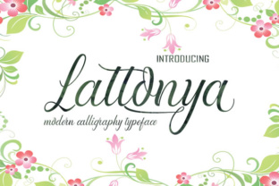 Lattonya: A Handmade Script Font for Social Campaigns