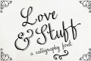 Love Stuff Pack: A Handwritten Typeface for Editorial Warmth