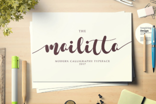 Mailitta: A Modern Script Font for Crafters