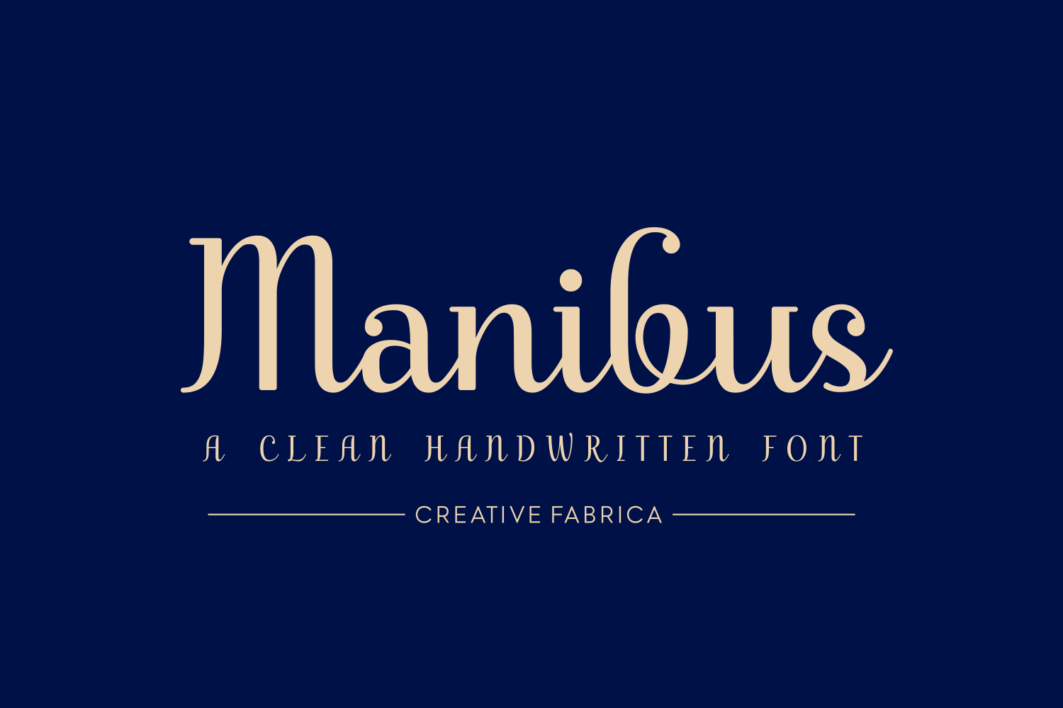 Manibus: The Handwritten Font for Modern Marketers