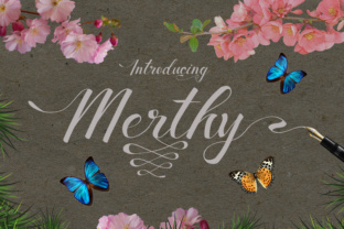Merthy: The Script Font for Scroll-Stopping Content