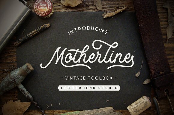 Motherline: A Vintage Font for Strong Branding