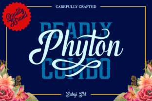 Phyton: A Script Serif Font for Editorial Design