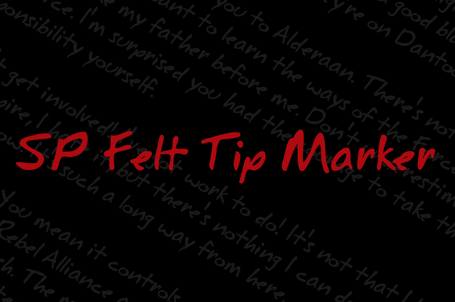 SP Felt Tip Marker: A Designer’s Honest Review