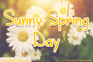 Sunny Spring Day: A Handwritten Font for Branding