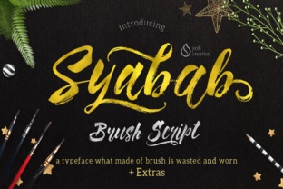 Syabab: A Bold Script Font for Modern Campaigns