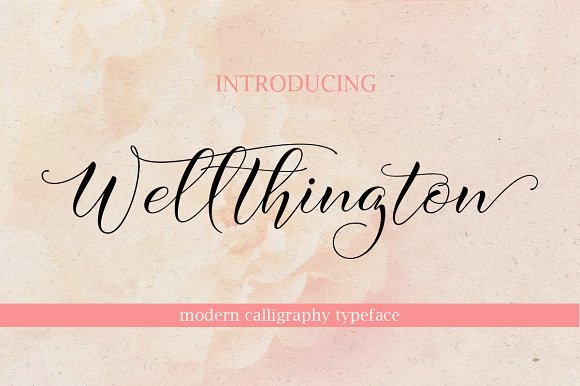 Wellthington: A Handmade Typeface for Elegant Branding